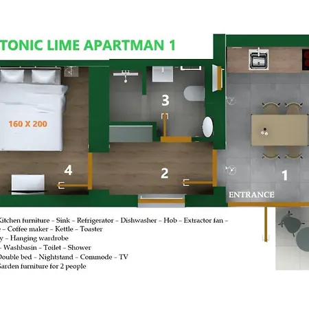 Aparthotel Balatonic Lime Apartmanhaz